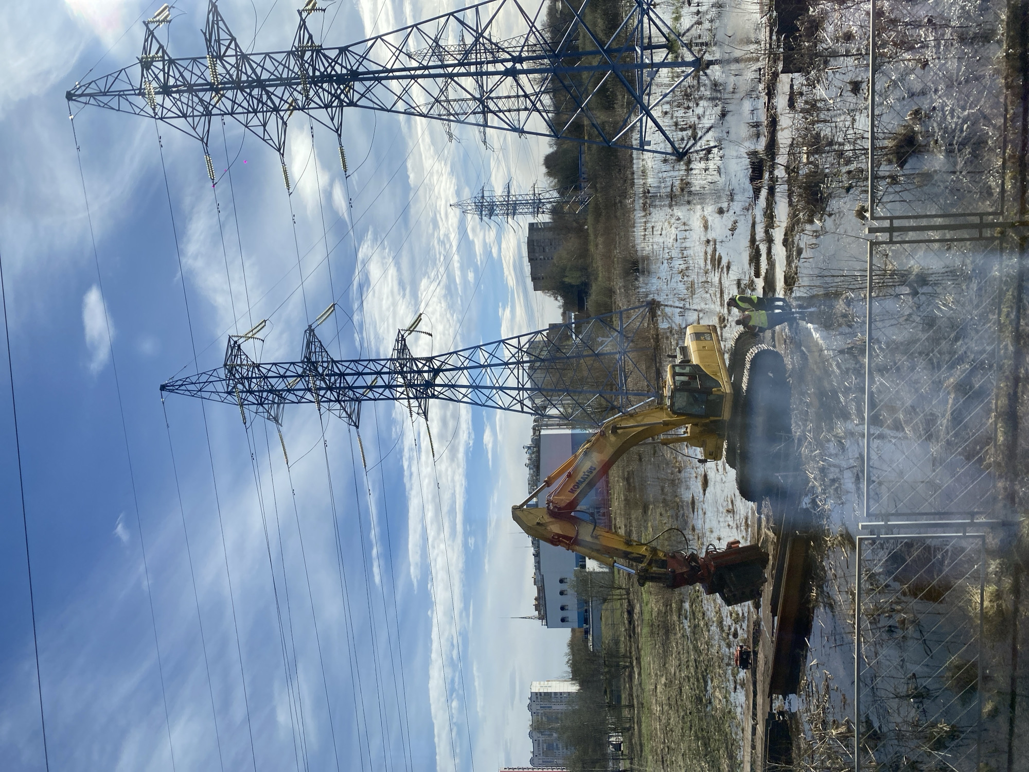 Construction activity observed in Moscow industrial area