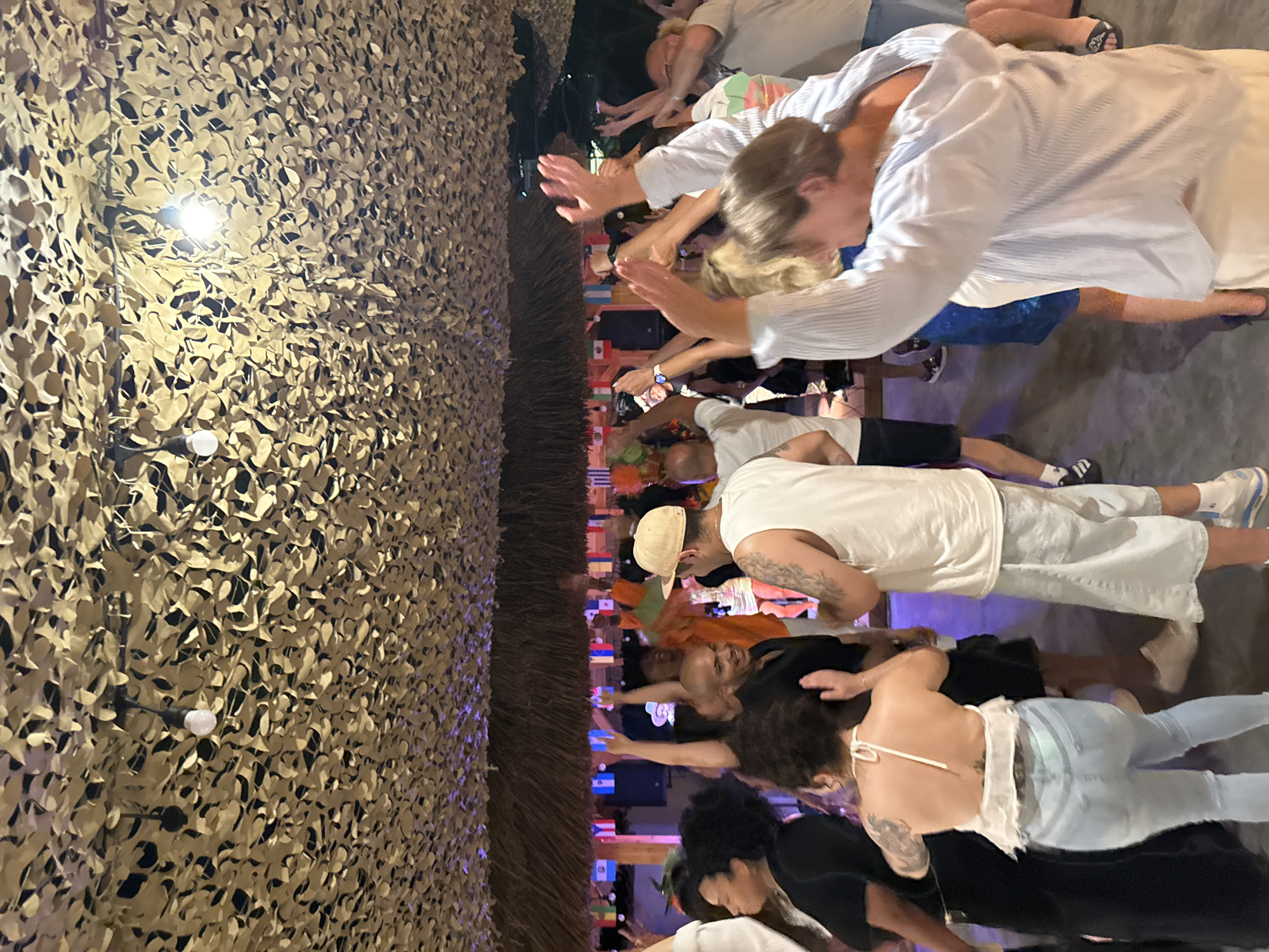 Late-night Latin beach bar party in Boreti, Montenegro