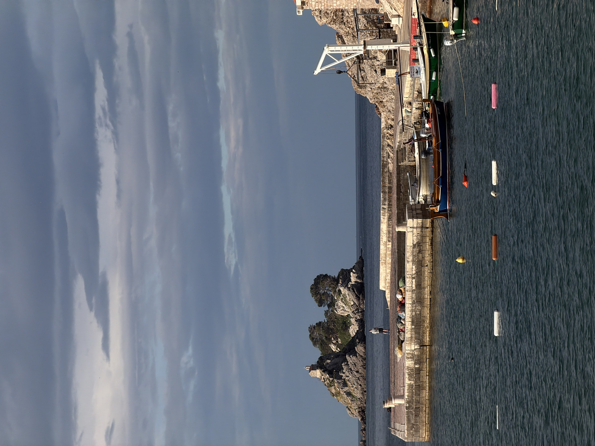 Early morning waterfront scene documented in Petrovac, Montenegro