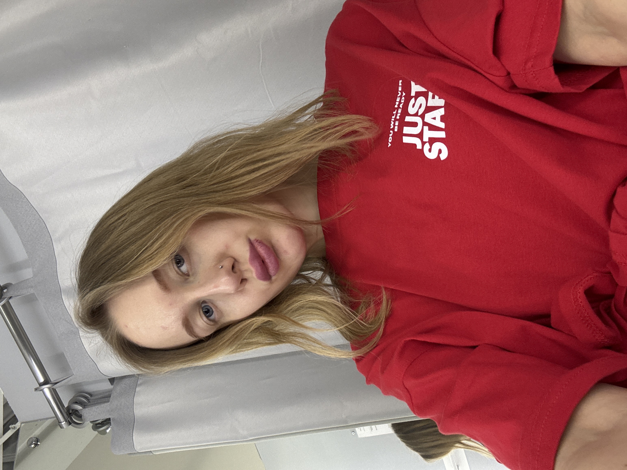 Woman takes fitting room selfies while shopping in Rostov-on-Don