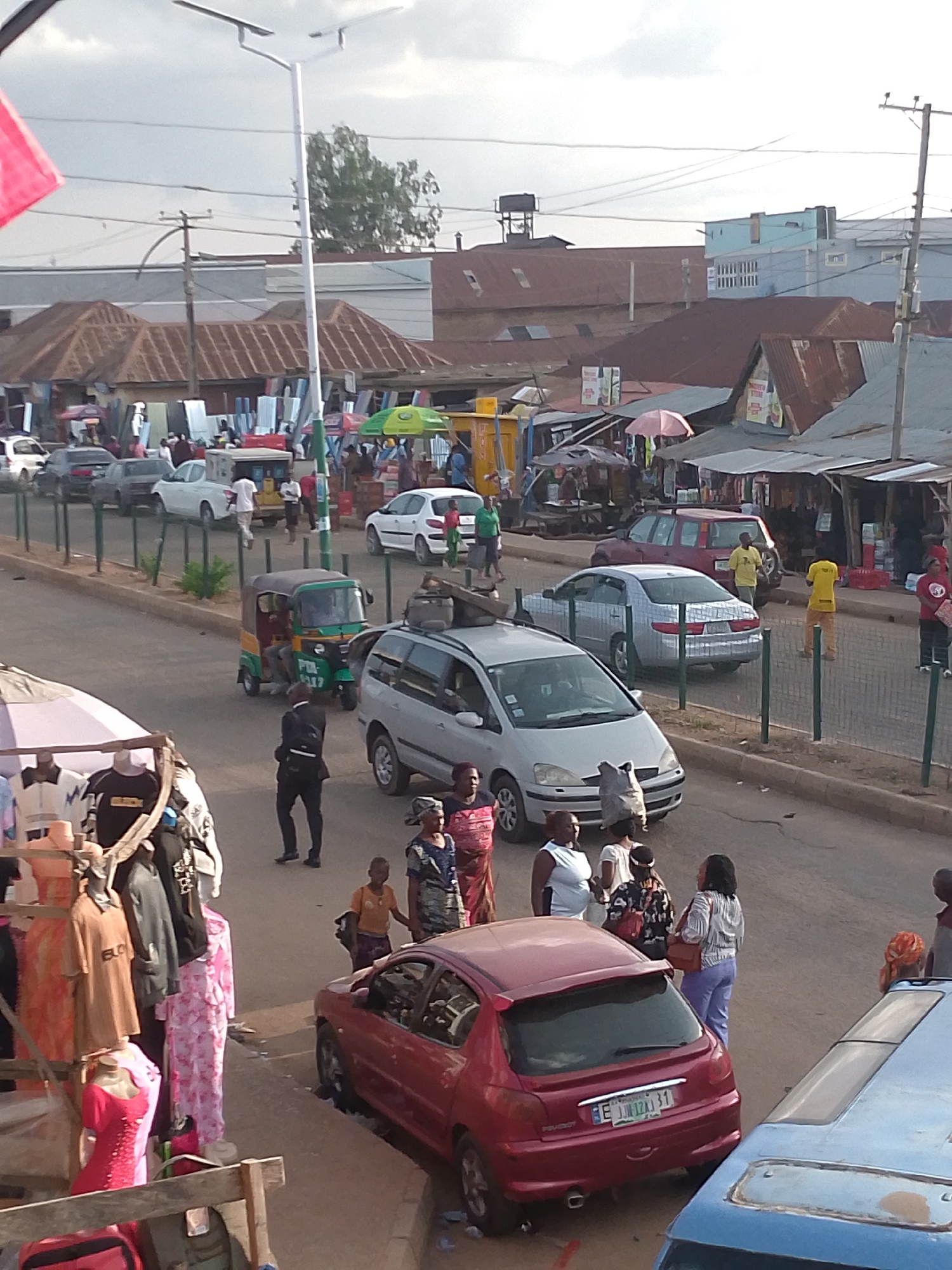 Everyday street life documented in Bukuru, Nigeria