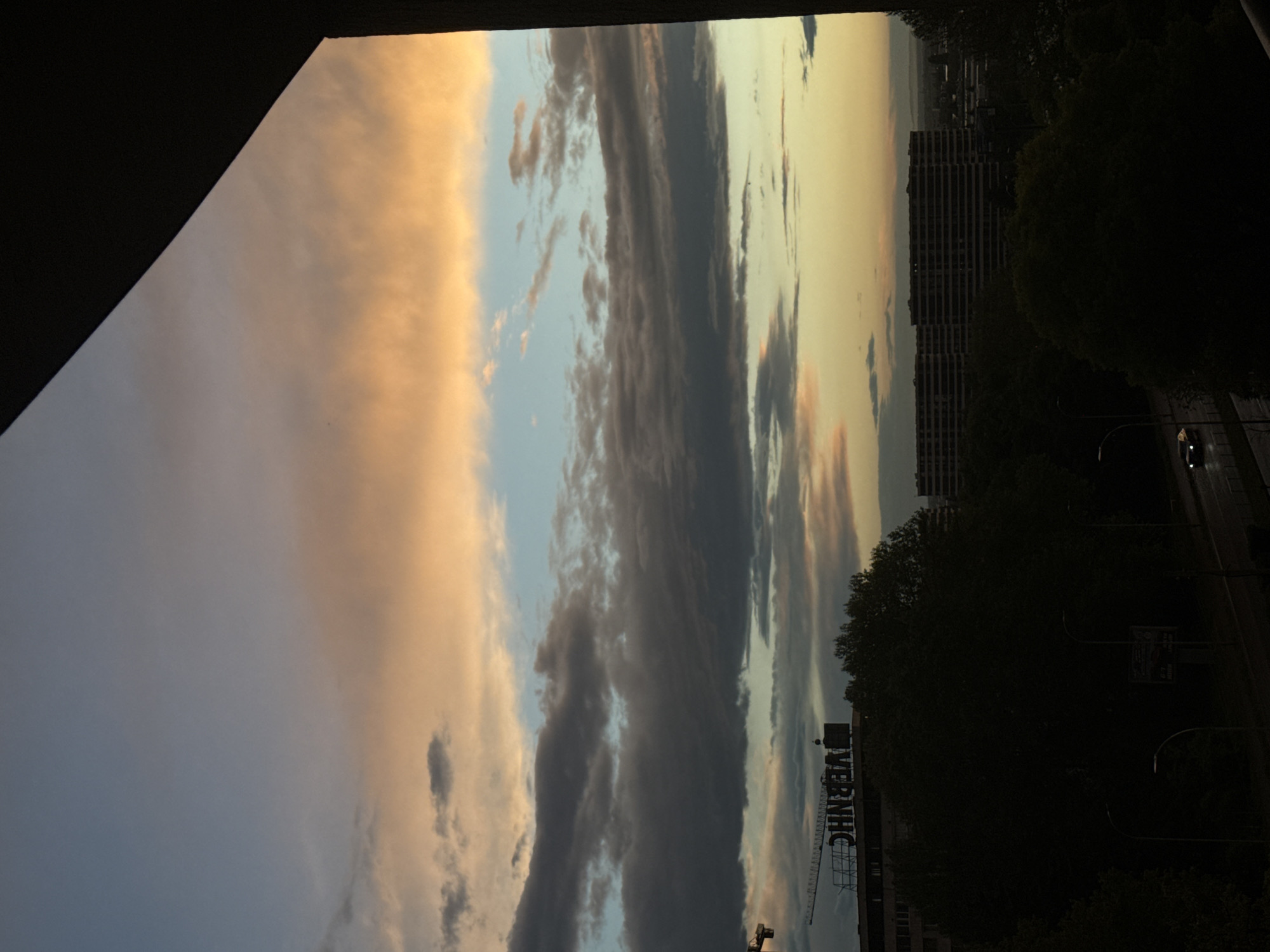 Dramatic sunset observed across multiple locations in Varna, Bulgaria