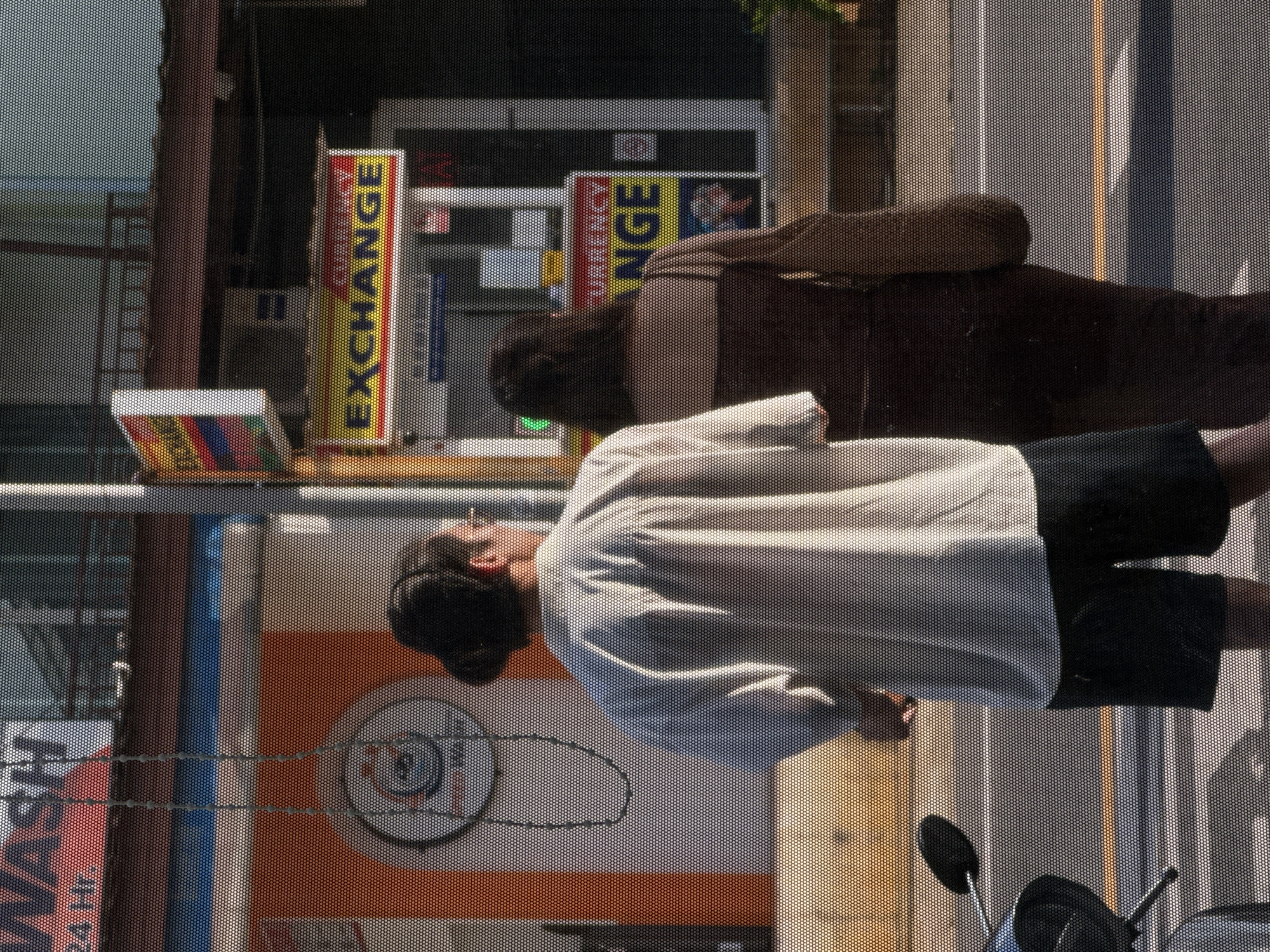 Sunday morning street scenes along a Karon road