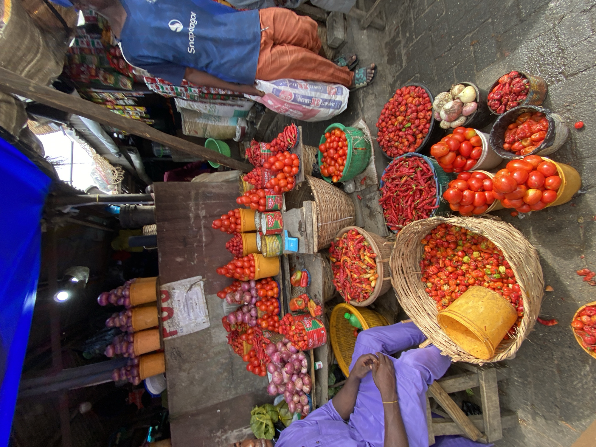 Morning street commerce captured across Lagos and Lekki markets