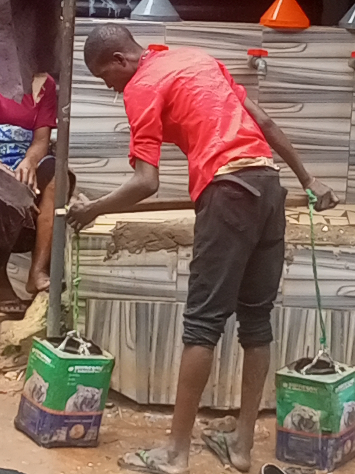 Daily water collection activity observed in Onitsha, Nigeria