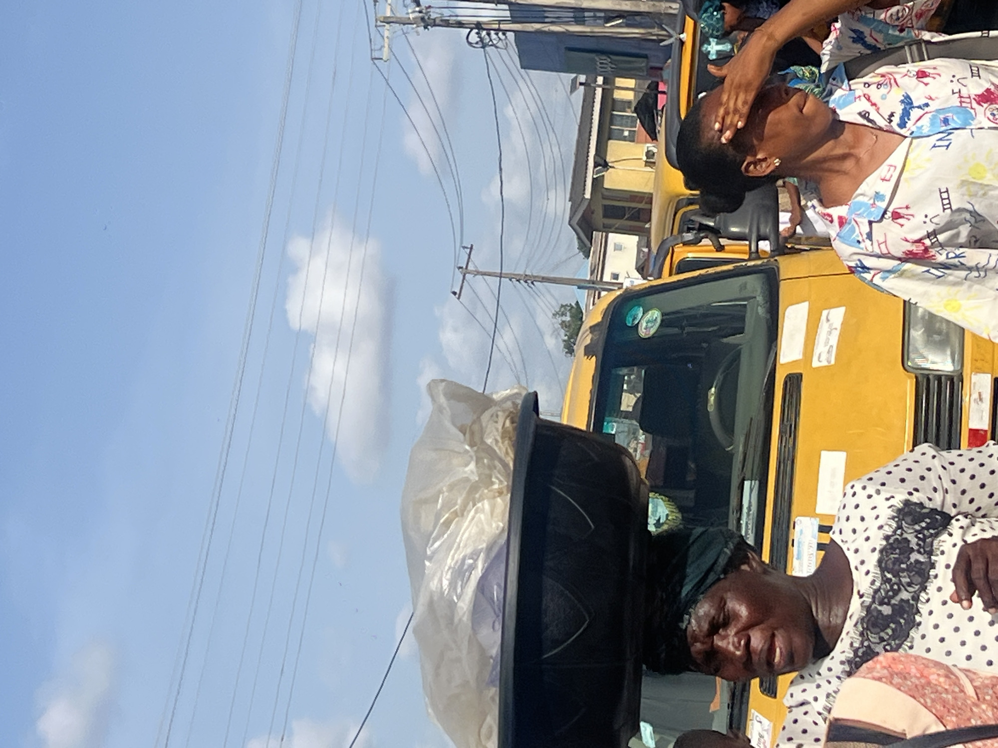 Ordinary street life captured in Egan, Nigeria