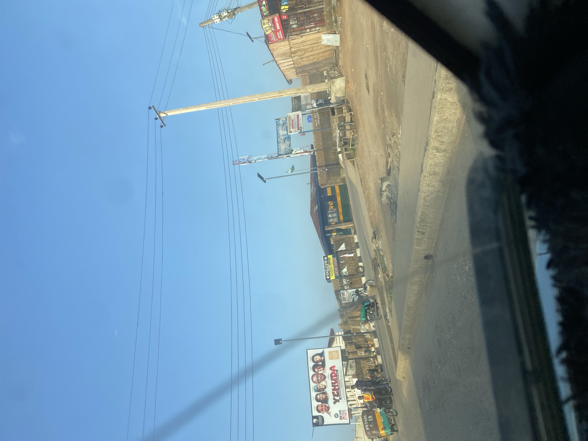 Early morning streets and infrastructure in Jos and Barakin Lerawi, Nigeria