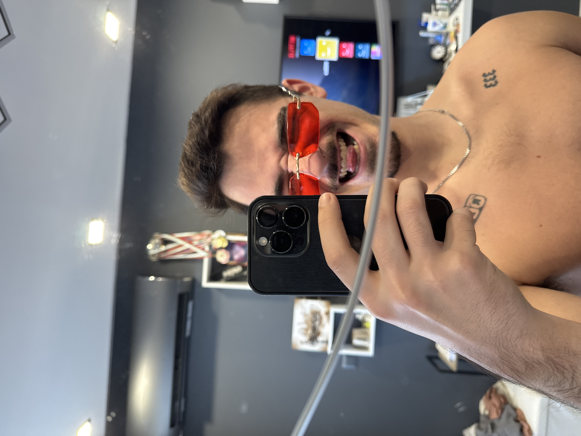 Man documents personal moments with selfies, car in Sofia
