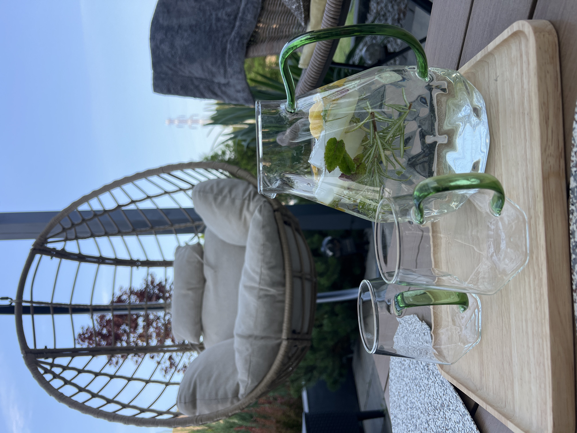 Chill summer afternoon on a patio in Ignatki