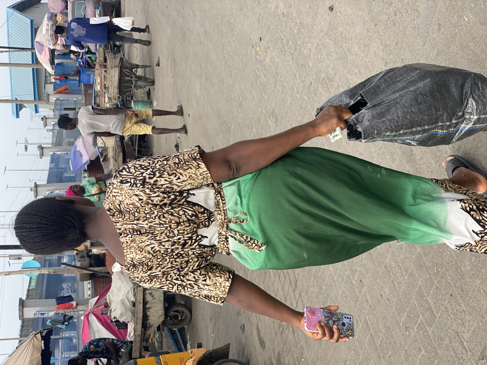 Morning street commerce and daily life across Lagos-Lekki region