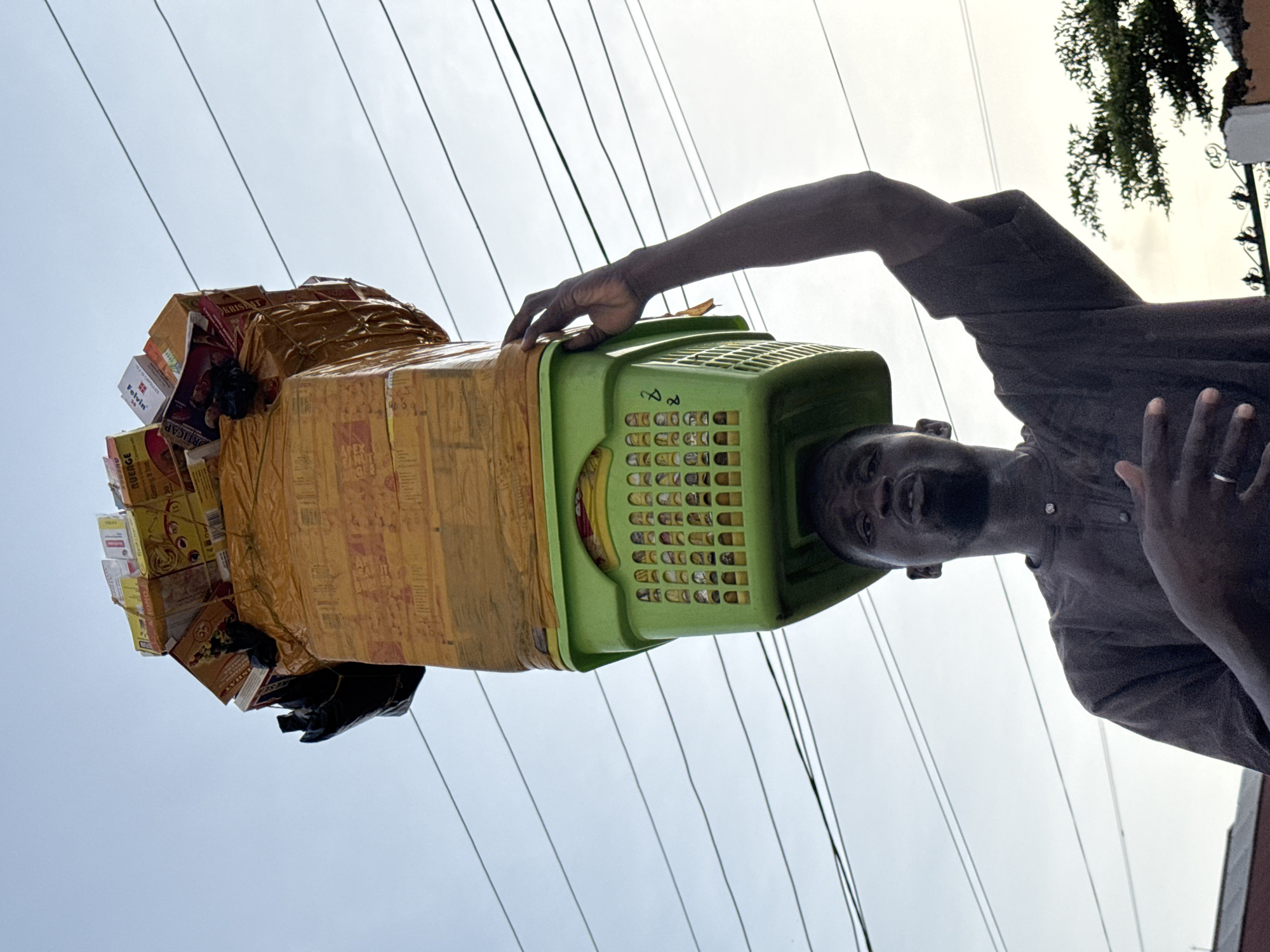 Daily labor and construction work observed in Ado, Nigeria