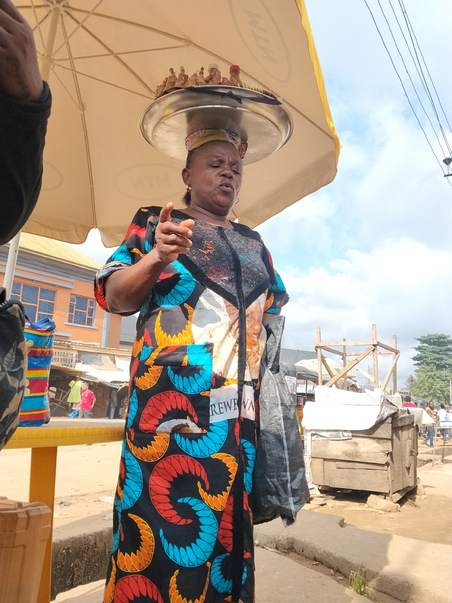 Morning street life documented in Umuode, Nigeria marketplace district