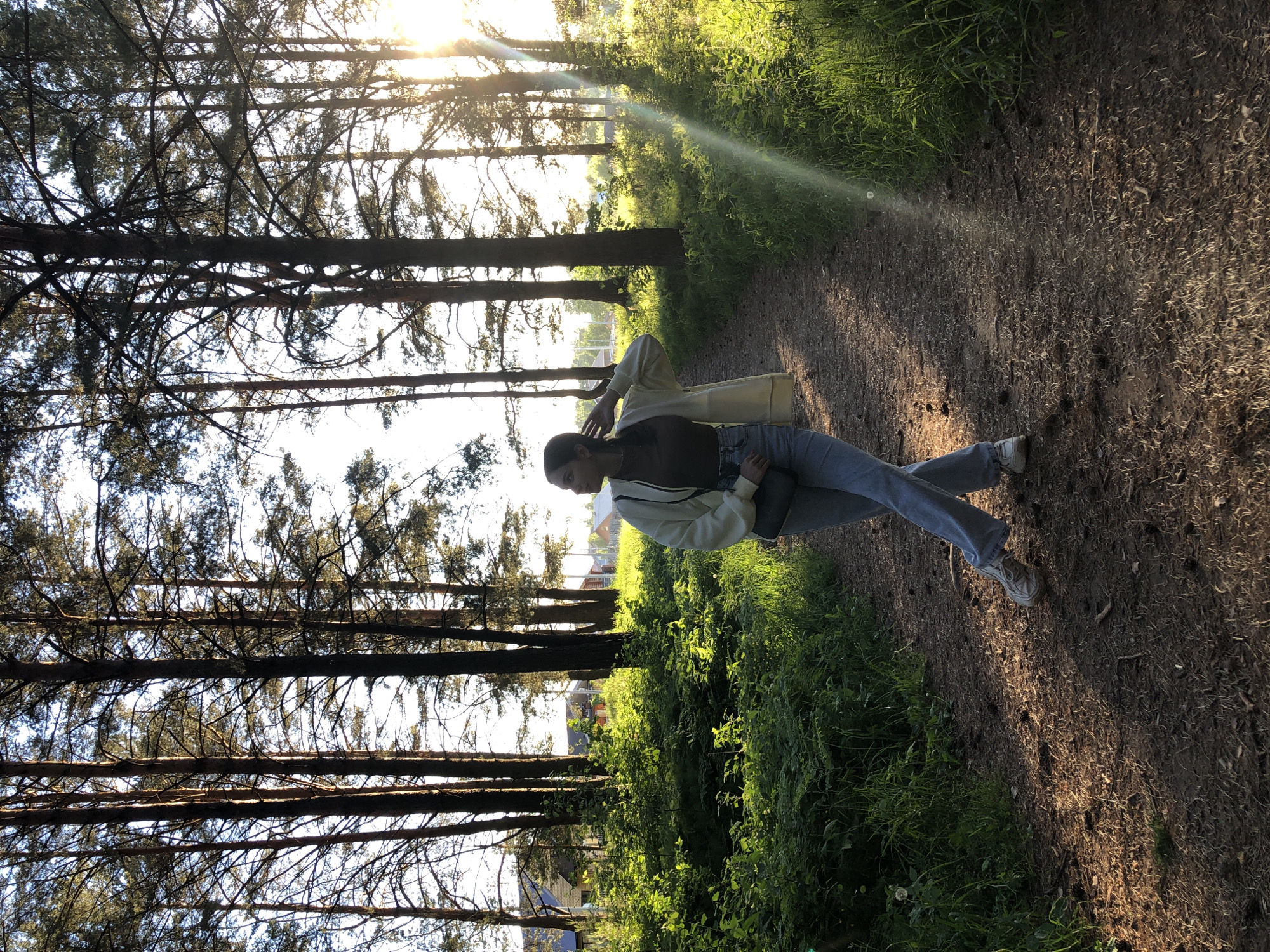Afternoon forest walks and selfies captured in Chaikovsky, Russia