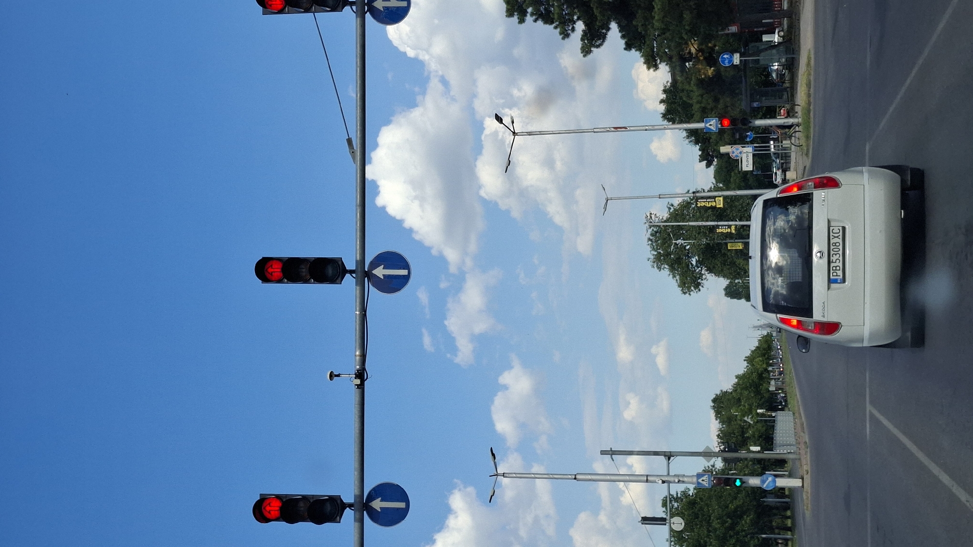 Afternoon drive through Plovdiv, flowers in tow