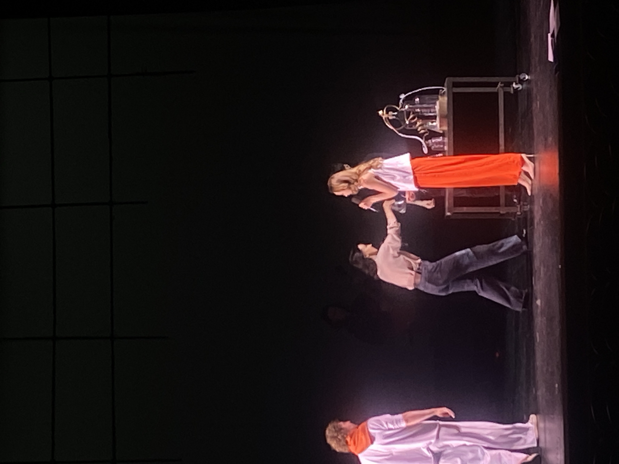 Theatrical science performance staged in Rusanovo, Russia