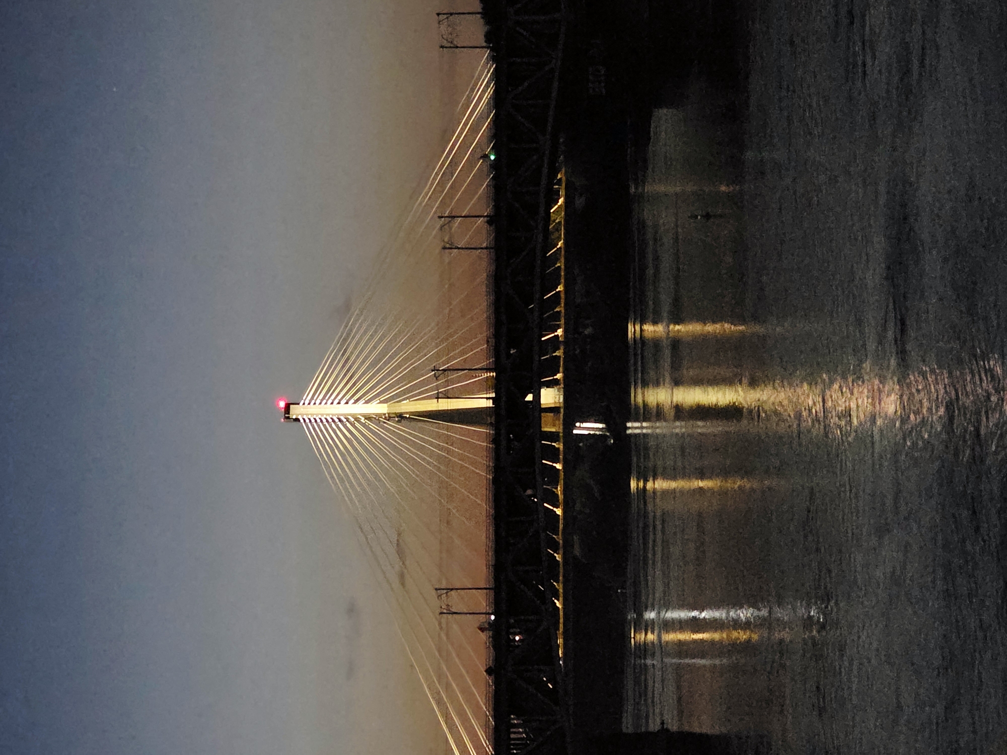 Warsaw's Vistula riverfront buzzing on a summer night