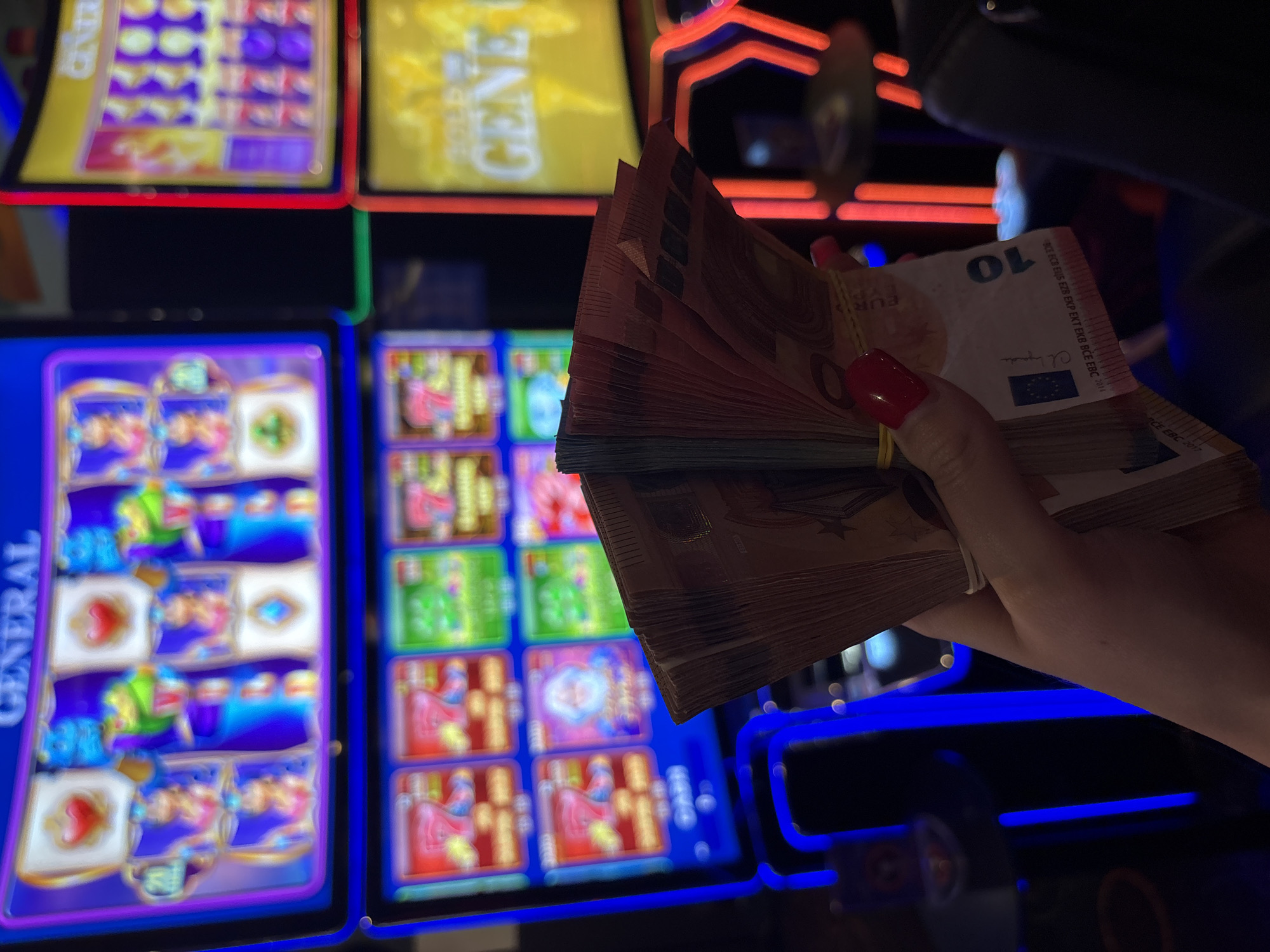 Morning gambling activity documented at Varna casino with Euro winnings