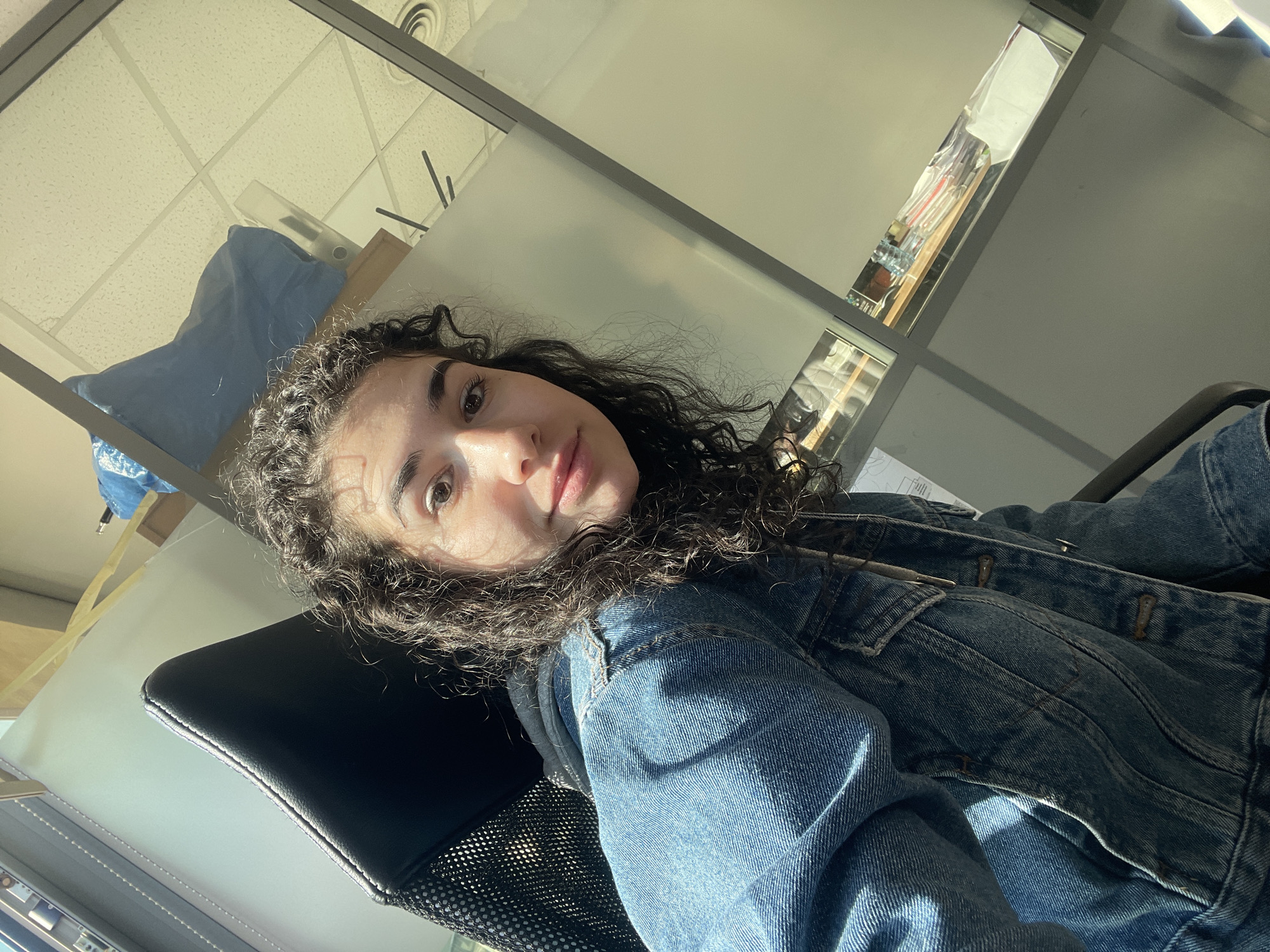 Early morning office moments documented in Sofia workspace