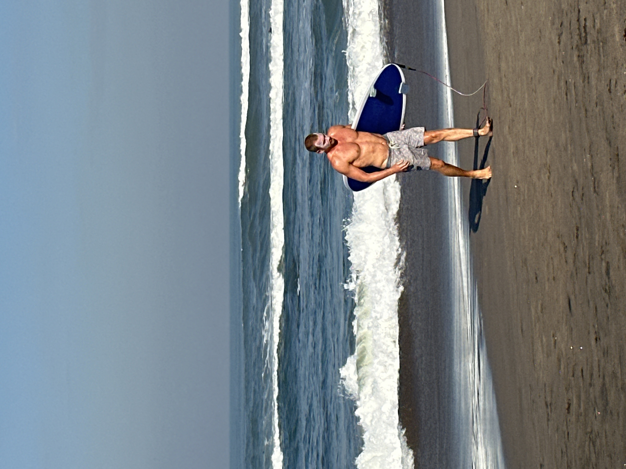 Ordinary beach life documented in North Kuta, Indonesia