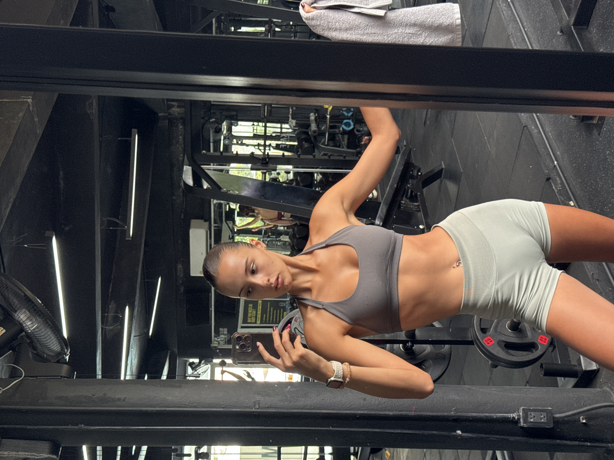 Early morning gym workout documented in Kathu, Thailand