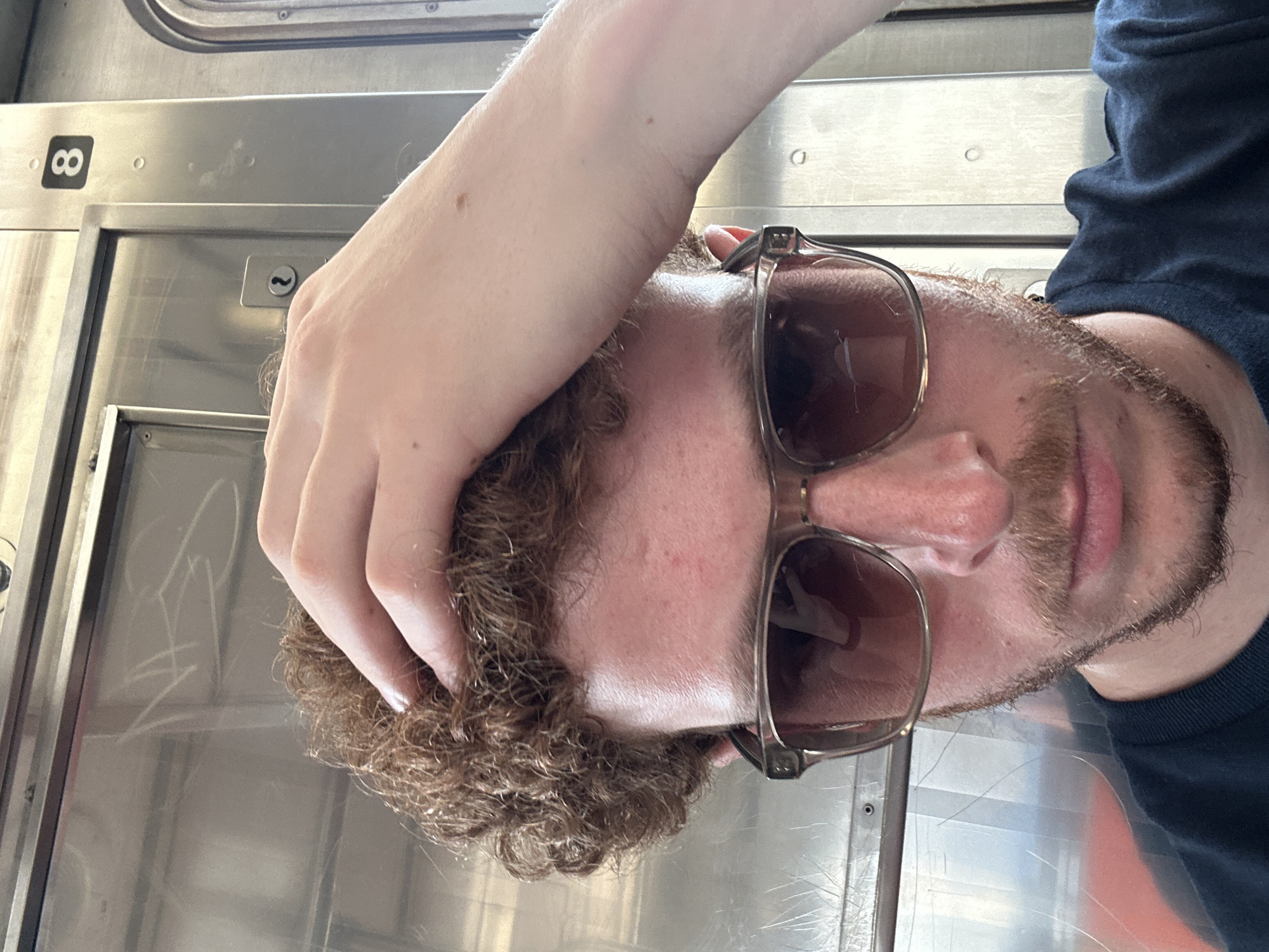 Man Takes Selfie on NYC Subway Train