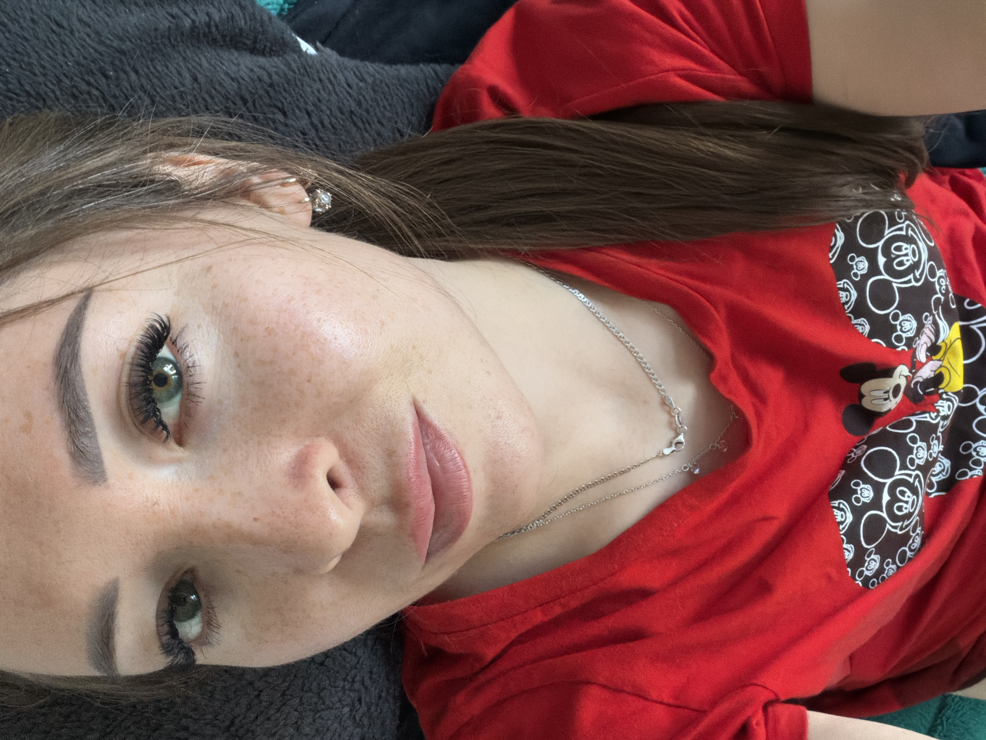 Close-up selfie portraits taken moments apart in Tujmazy