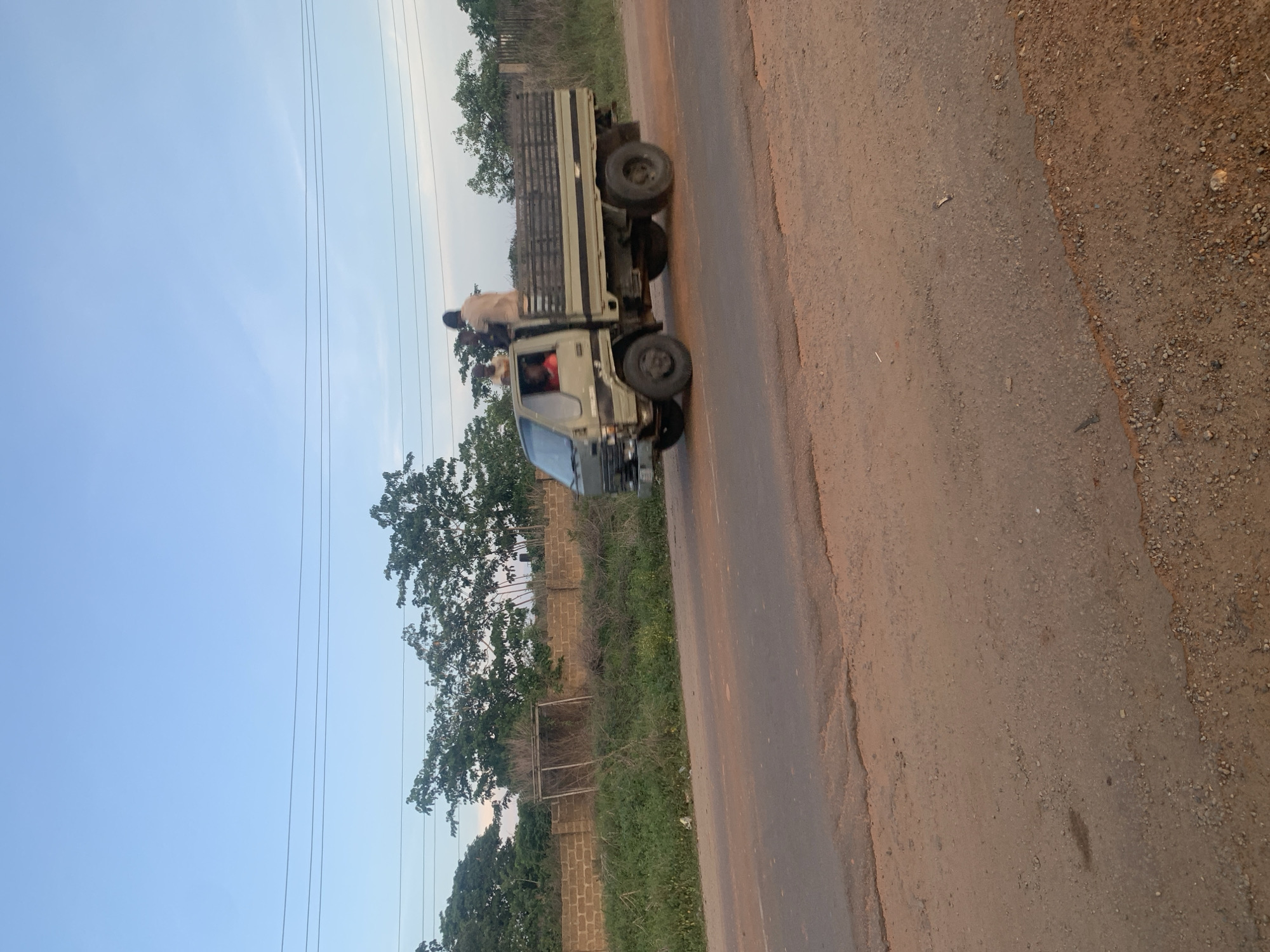 Evening roadside life documented in Gbeleko, Nigeria
