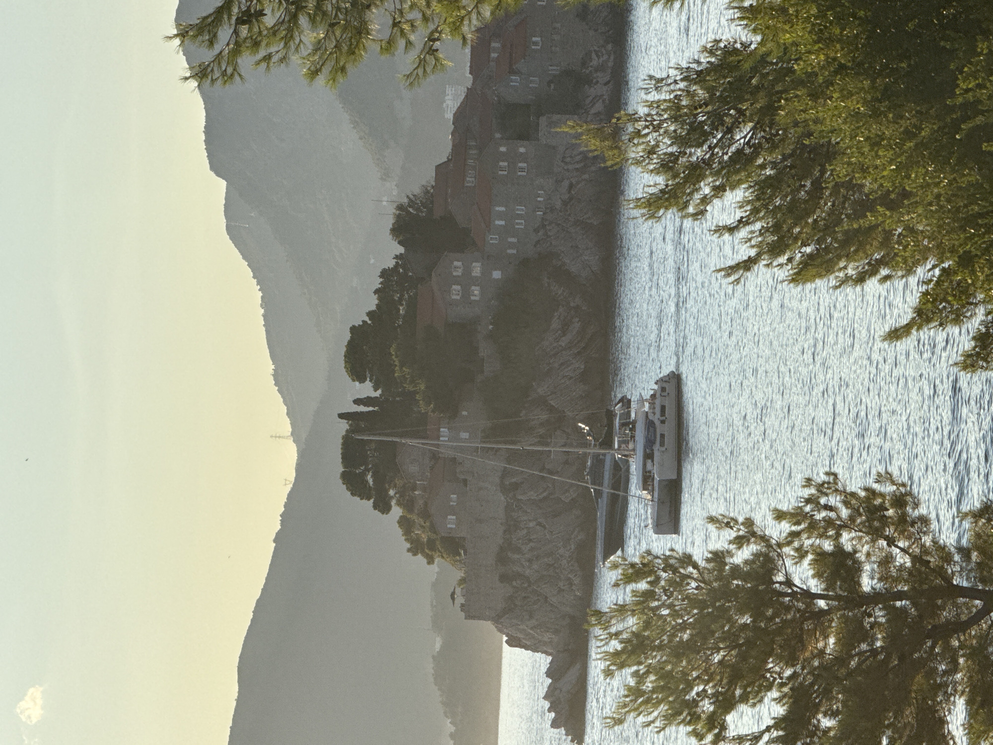 Afternoon on the Montenegrin coast near Sveti Stefan