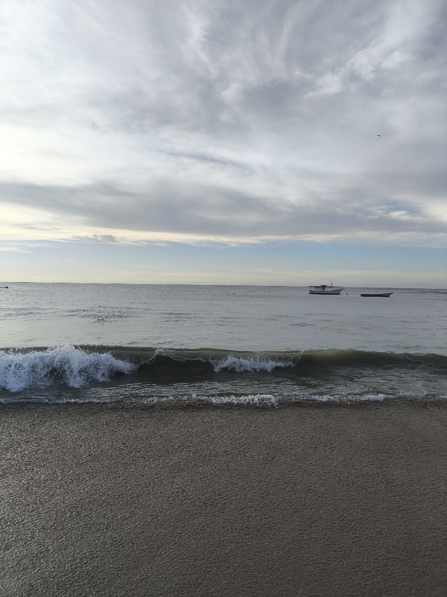 Evening beach scene captured in Pedro González, Venezuela
