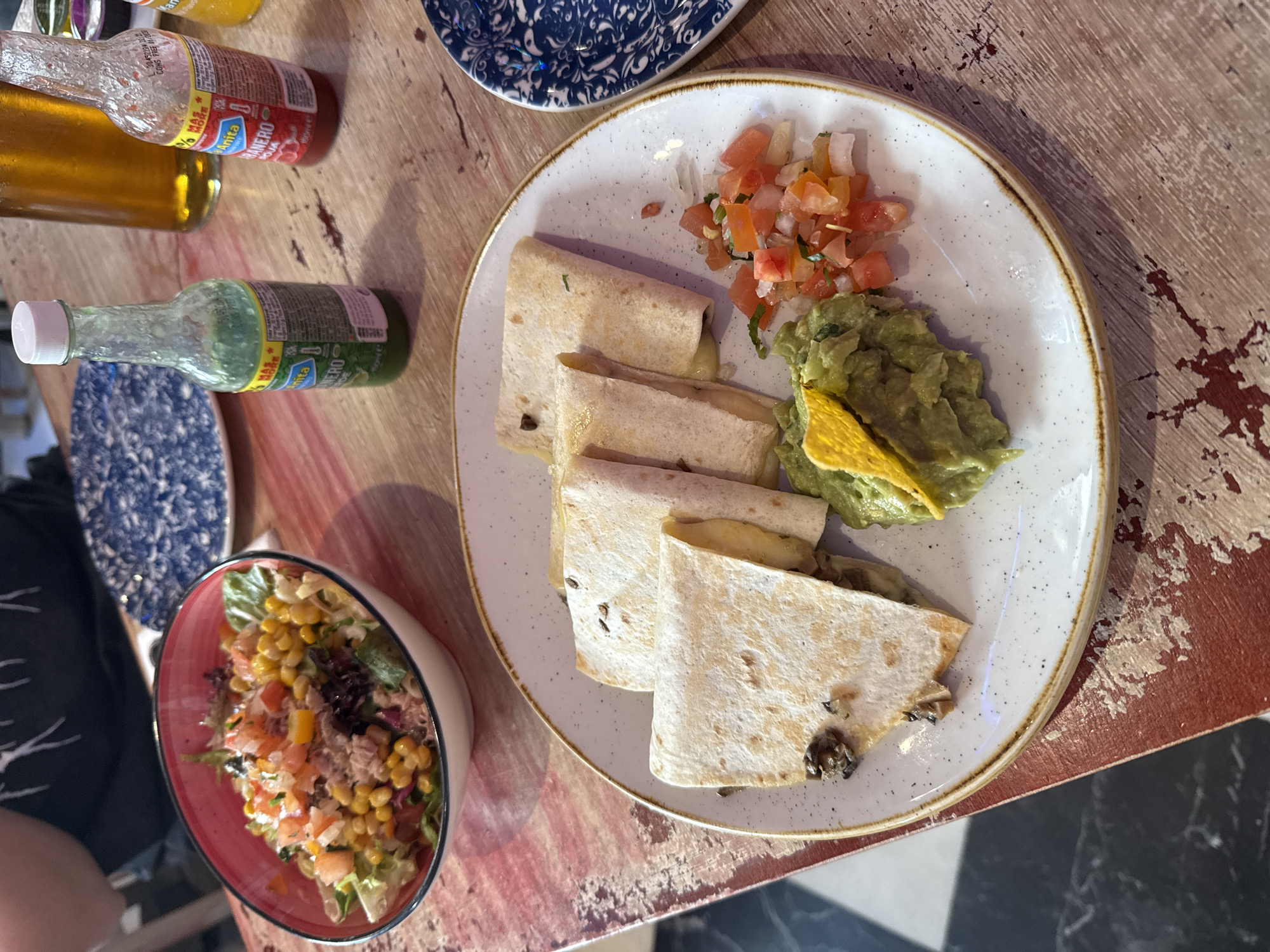 Day of the Dead themed restaurant interior documented in Madrid