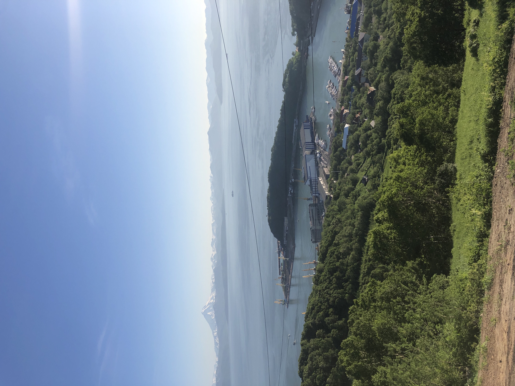 Petropavlovsk-Kamchatsky and Avacha Bay from the hilltops