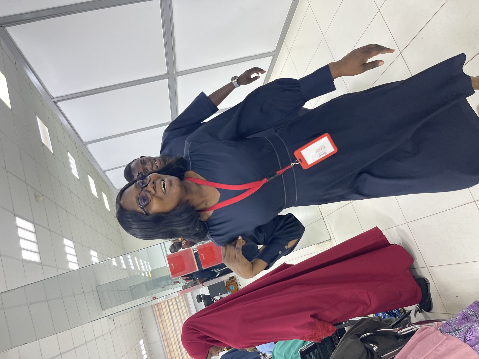 Banking activity and gathering documented in Zaria institutional building
