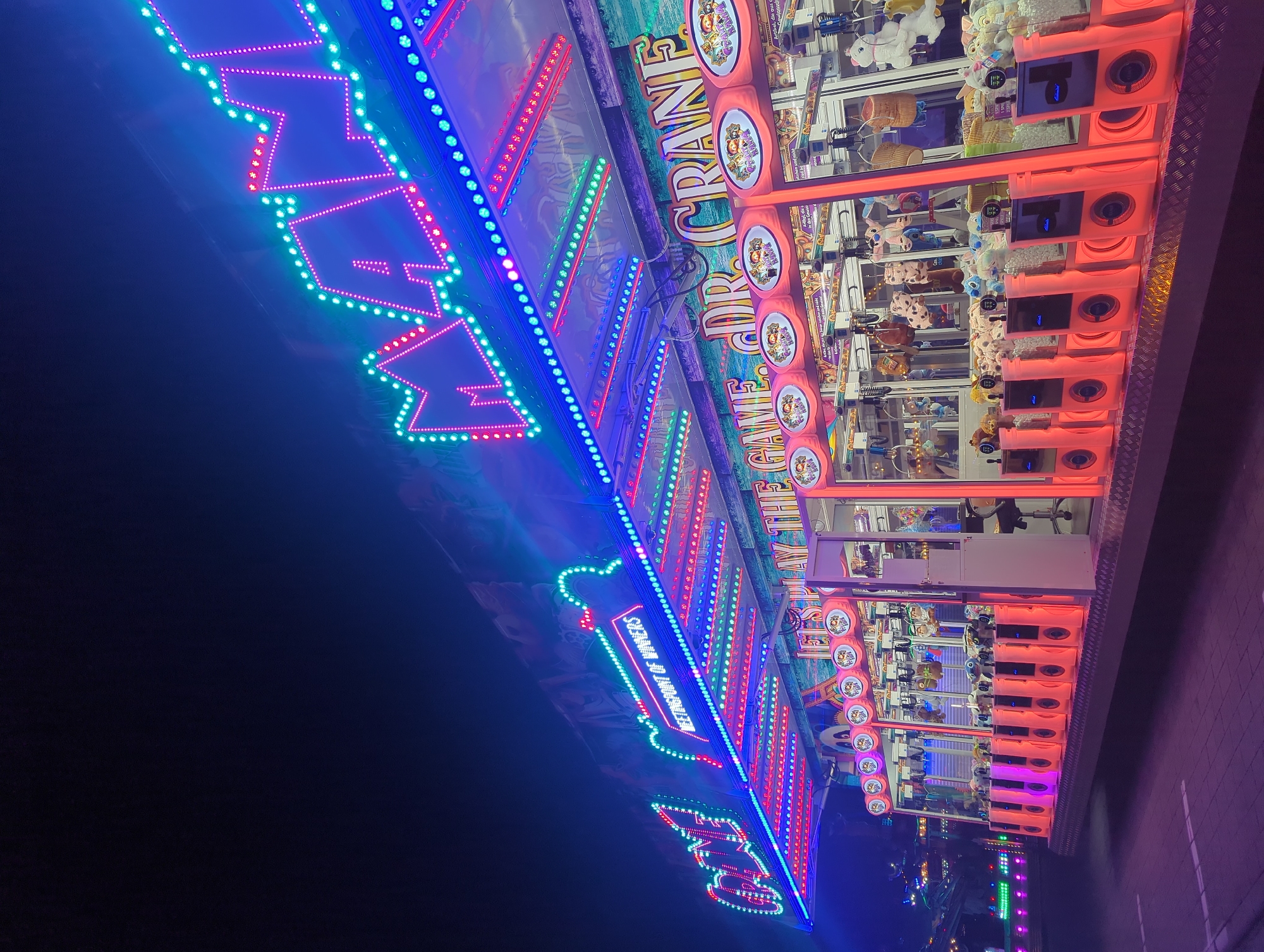Evening documentation of Berlin architecture and carnival scenes