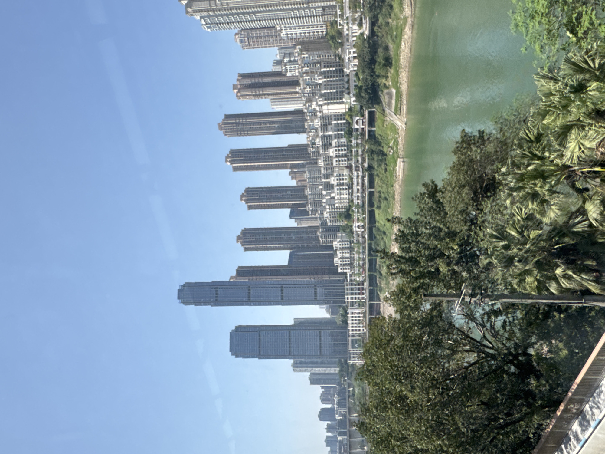 Morning river scenes documented in Yuzhong District, China