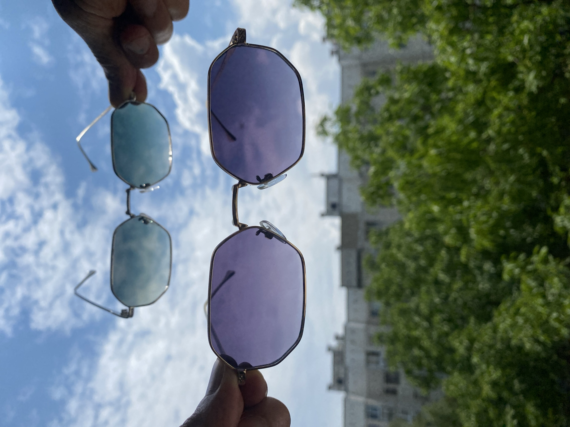 Sunglasses moments under a summer sky in Pleven