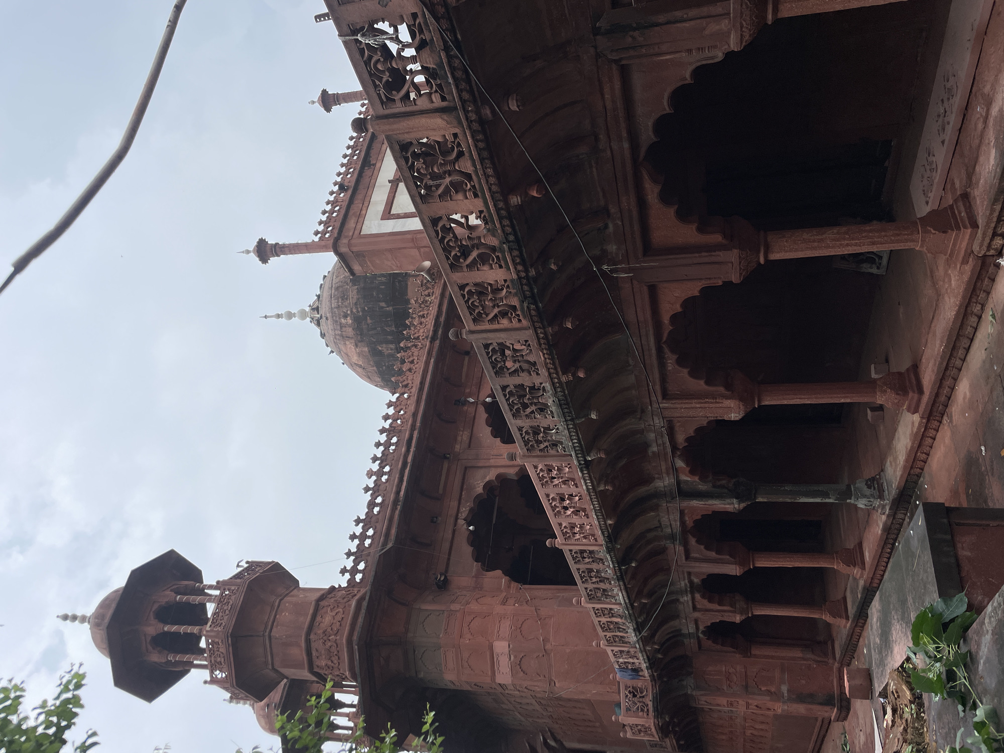 Morning walk through the Taj Mahal complex, Agra
