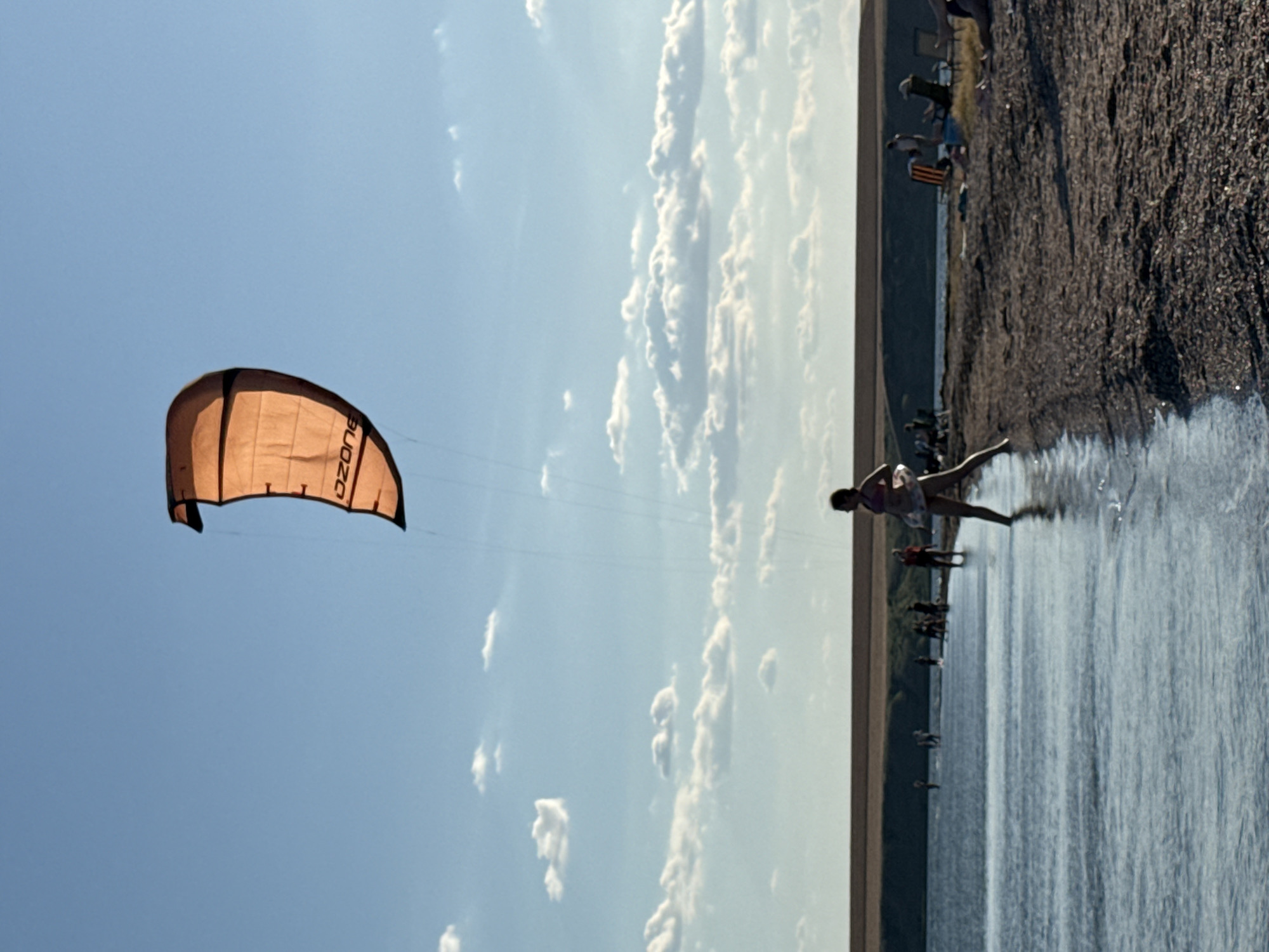 Kitesurfing and beachside downtime at the Kyiv Sea