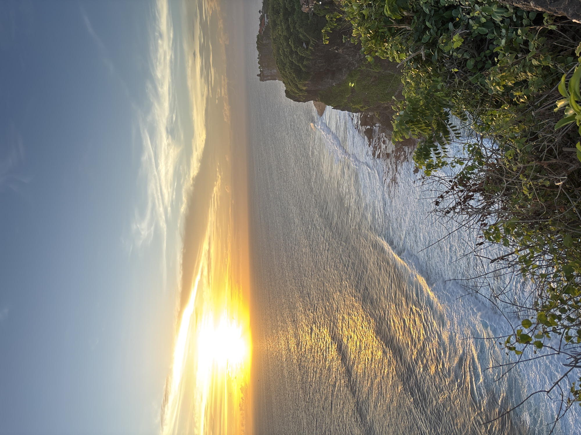 Sunset watchers gather at Kuta Selatan cliffs, Indonesia