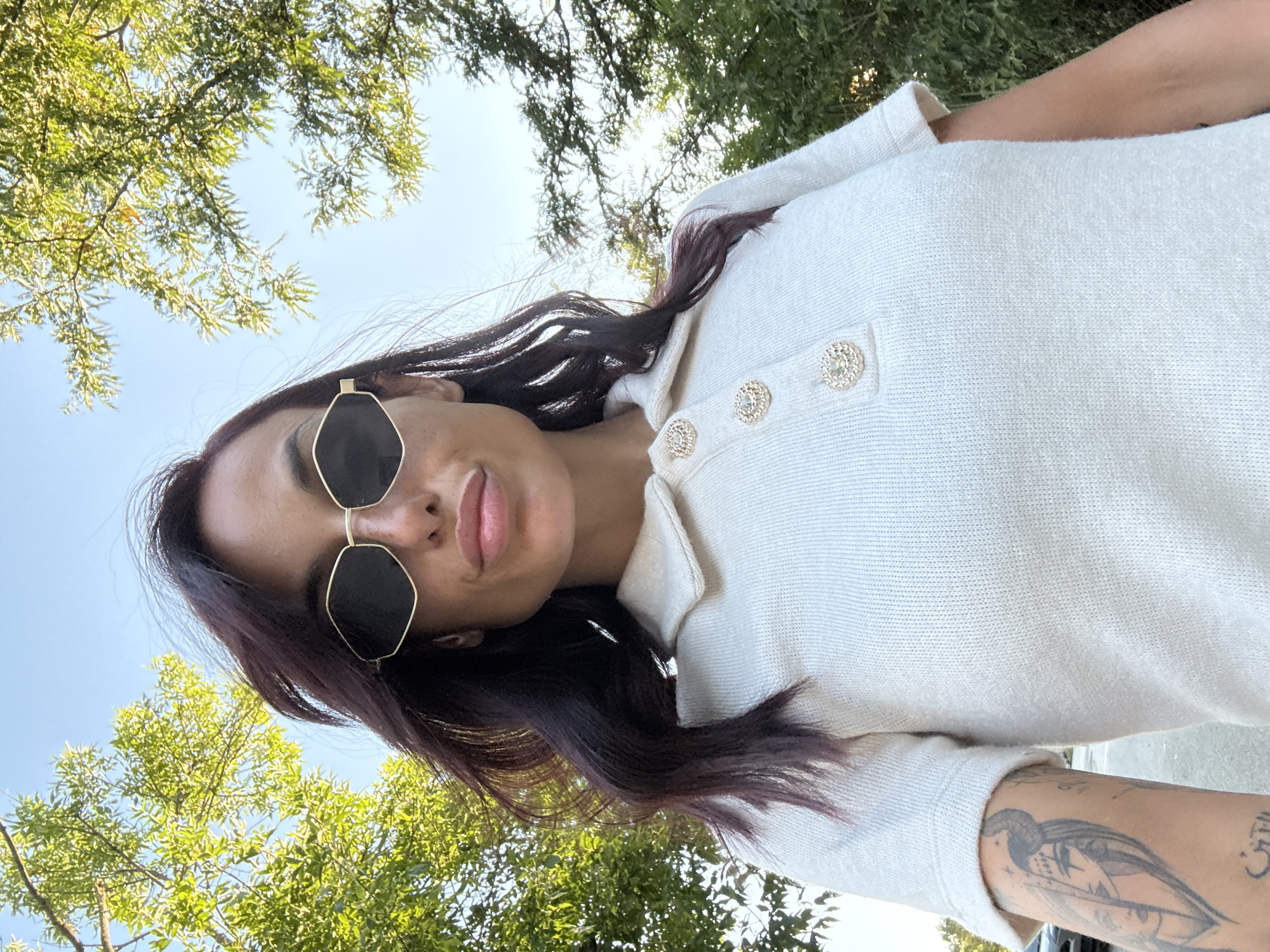 Sunny selfie on a Pleven street, August afternoon