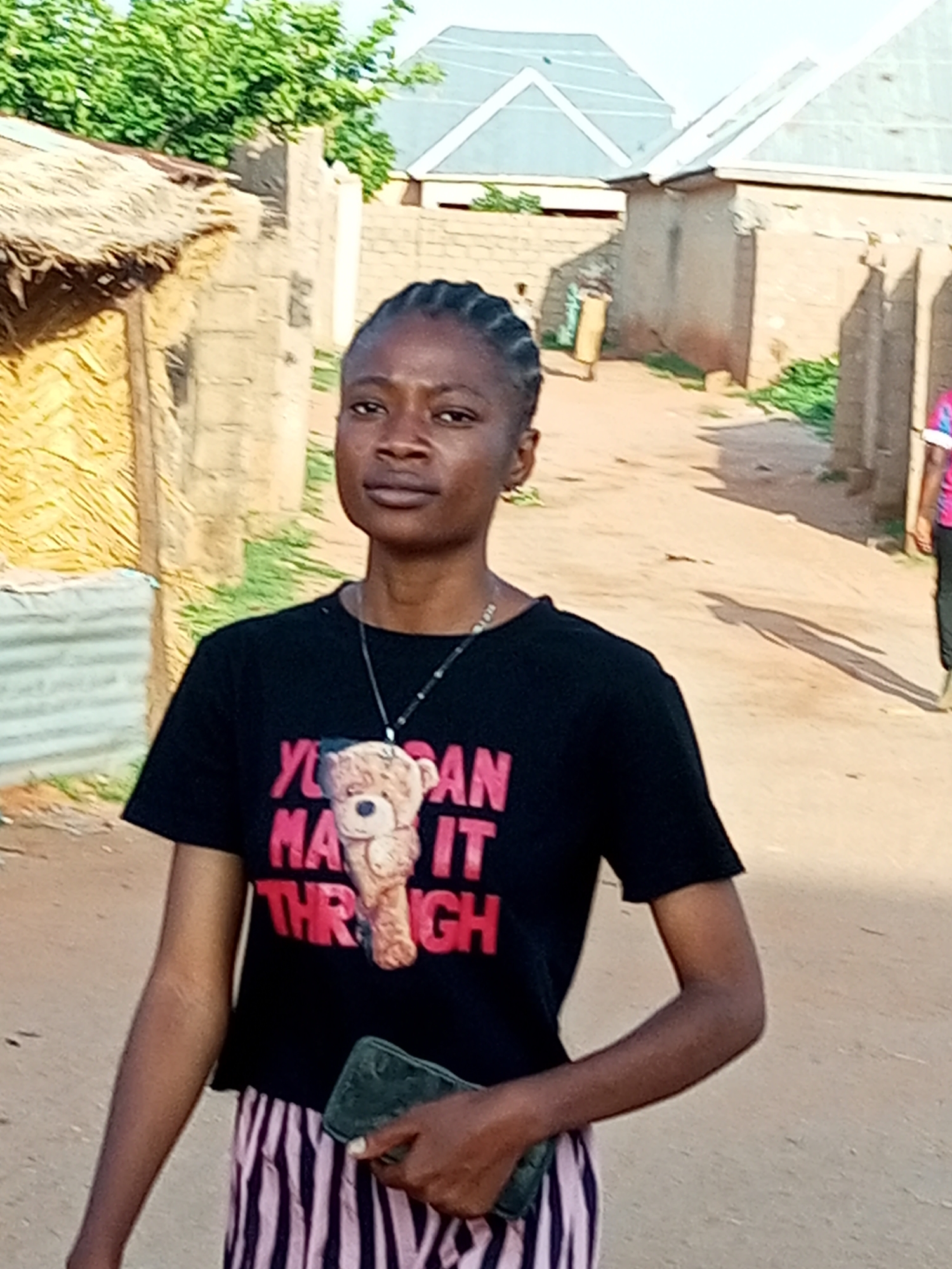 Morning street life in Pantame, Nigeria