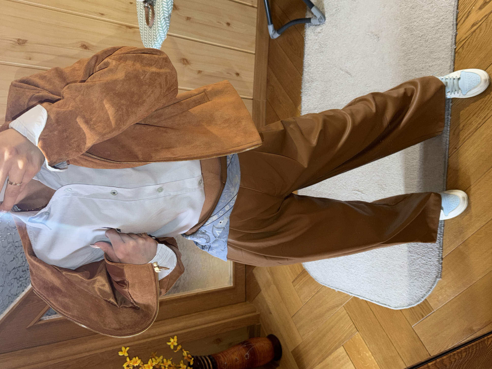 Morning mirror selfie captured in Buhovo, Bulgaria home