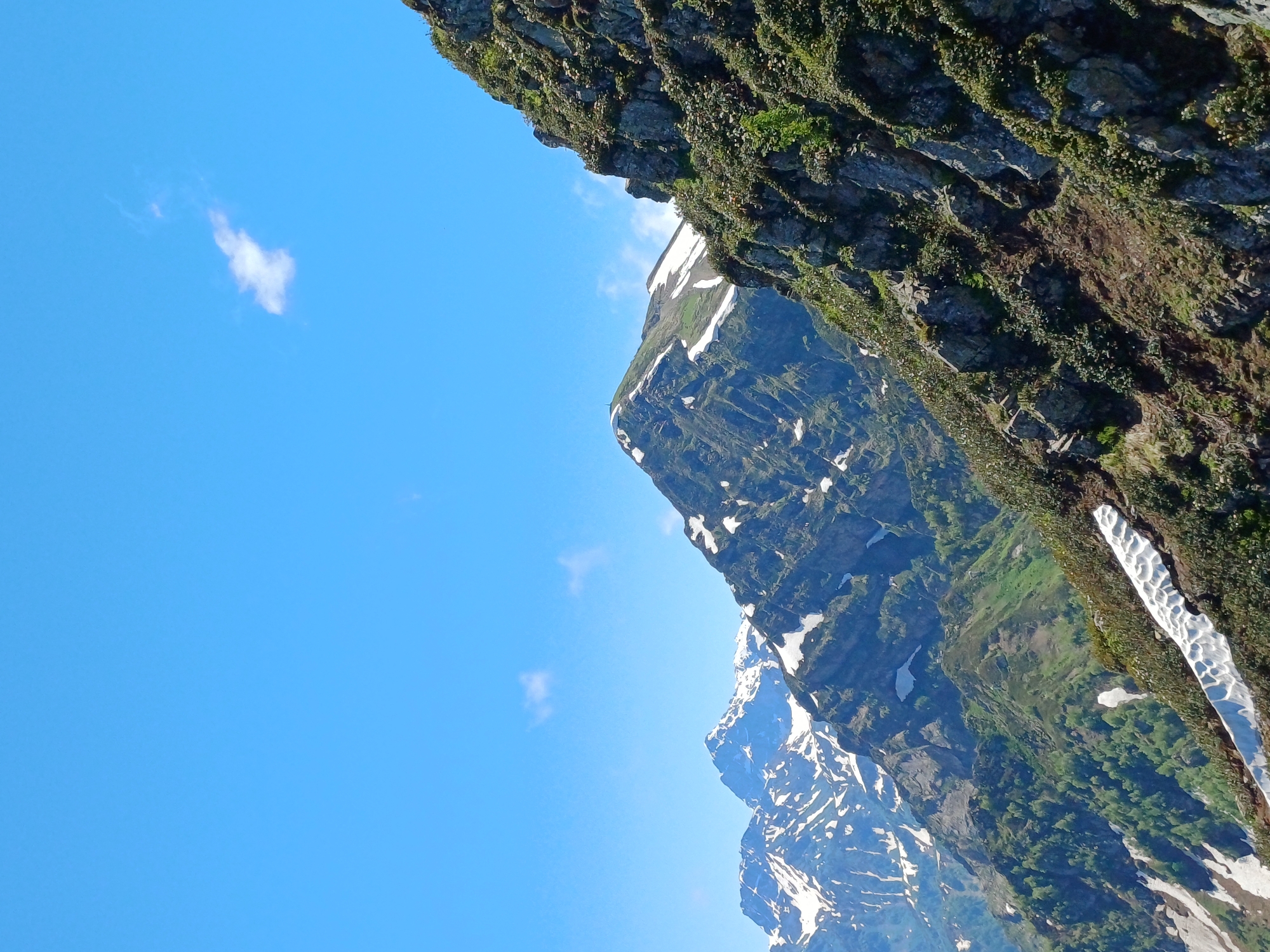 Summer morning at Rosa Khutor's mountain viewpoints