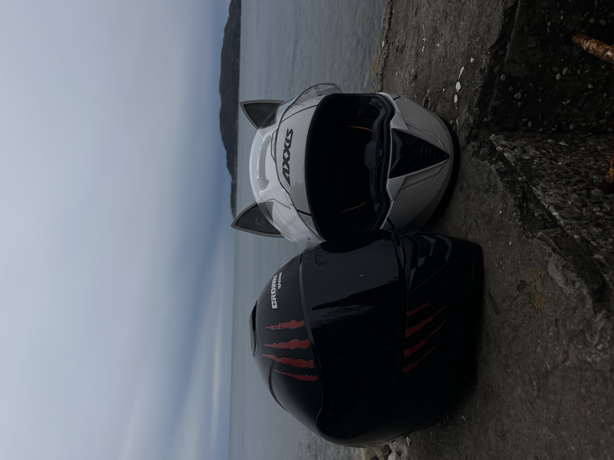 Motorcycle helmets found near water in coastal Montenegro