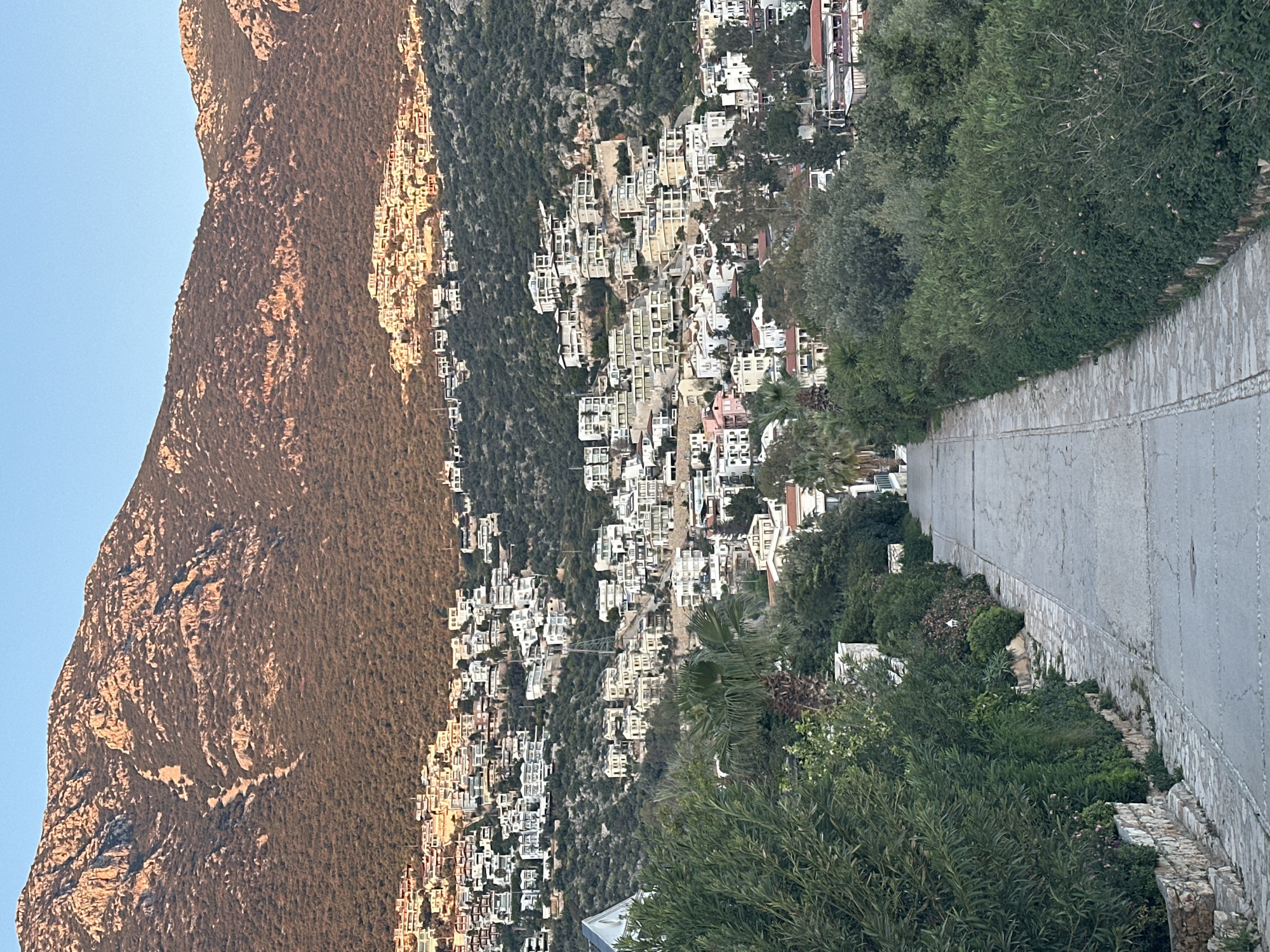Mountainous landscape documented in Kaş, Turkey