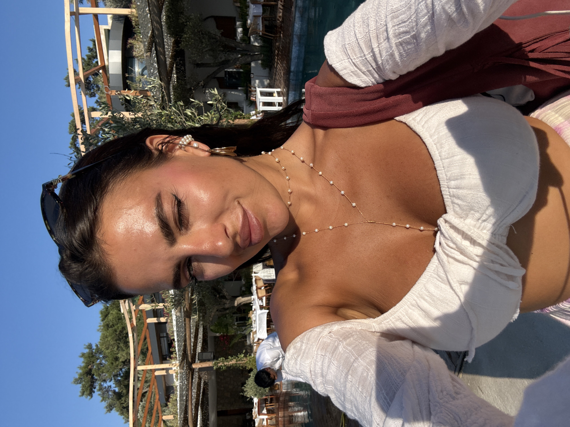 Lazy beach afternoon in Bodrum with coastal and dining scenes
