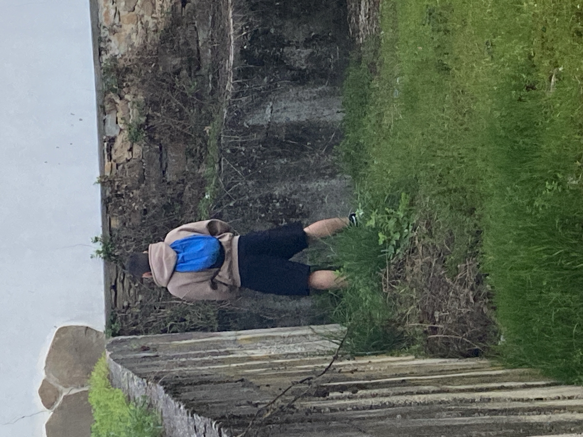 Person found lying on ground in Troyan, Bulgaria