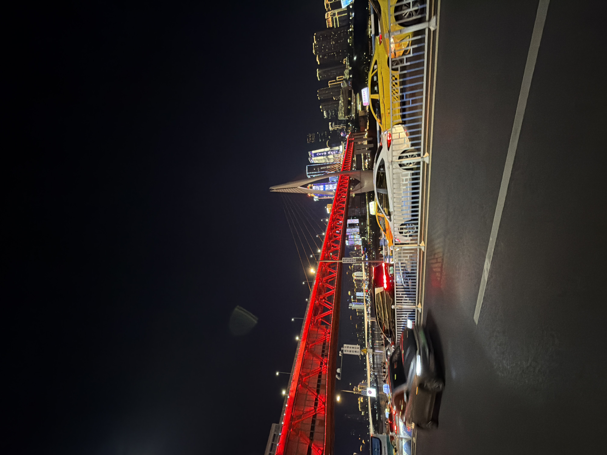 Busy night at Hongya Dong, Chongqing's lit-up riverside district