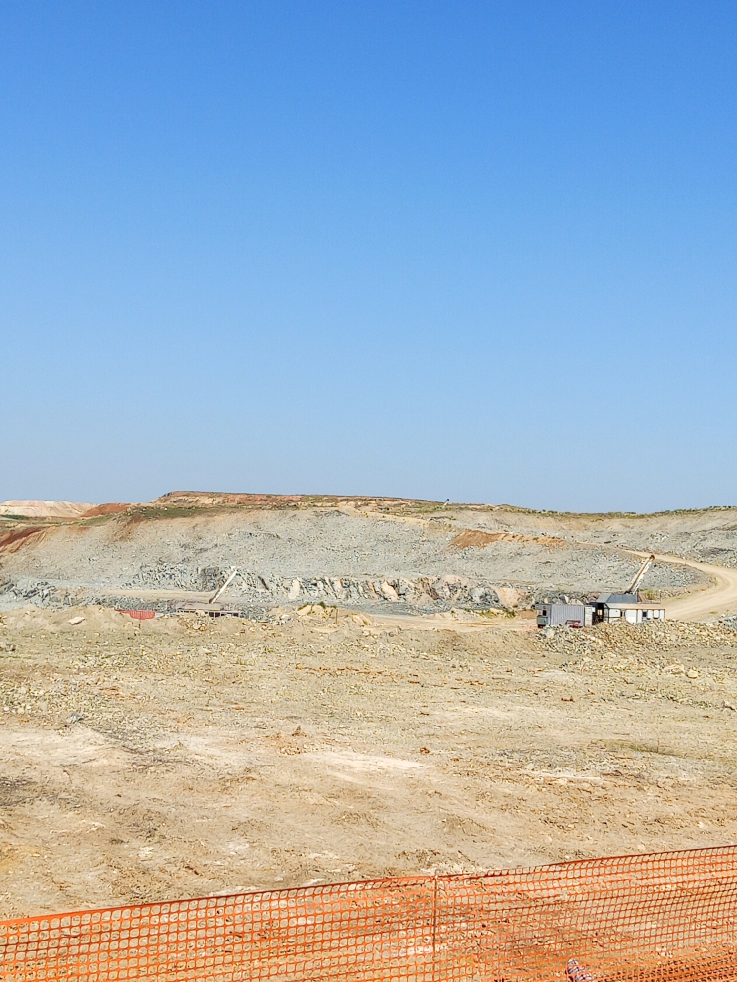 Open-pit mine operations underway in Raygorodok, Kazakhstan