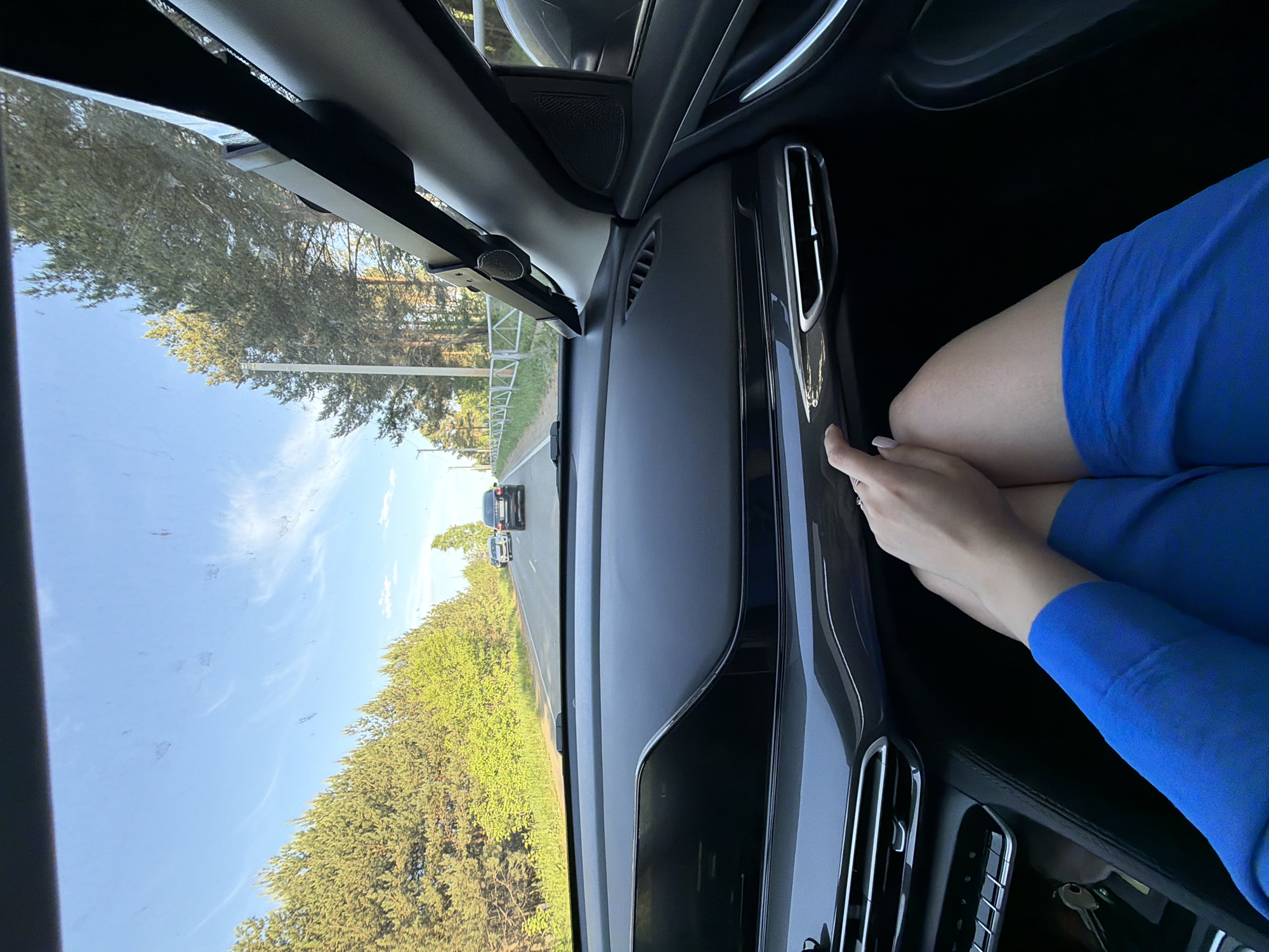 Road trip documented through Chaikovsky, Russia on sunny afternoon