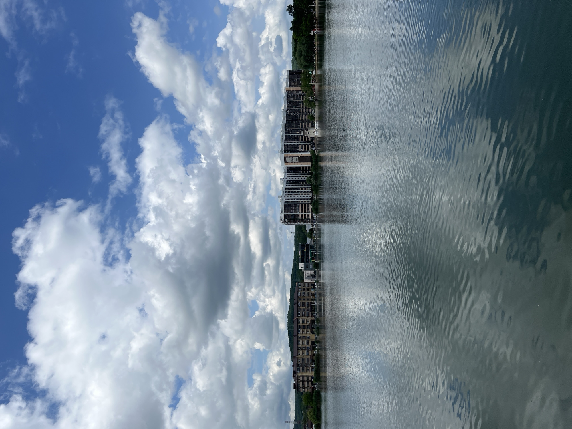 Morning scenes captured across Goryachiy Klyuch waterfront and parks